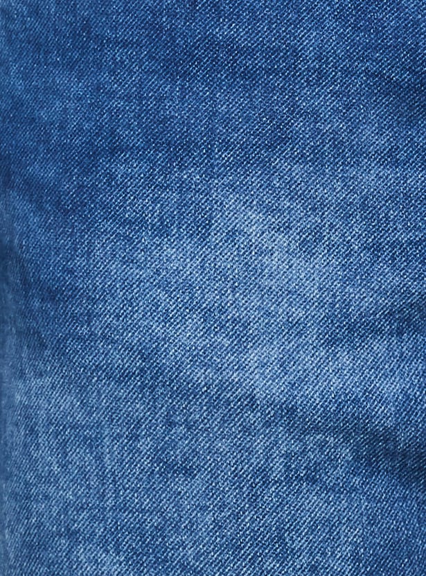 SPYKAR Washed Comfort Fit Jeans
