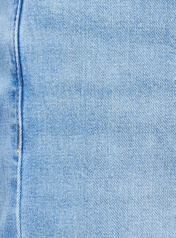 SPYKAR Washed Regular Straight Jeans