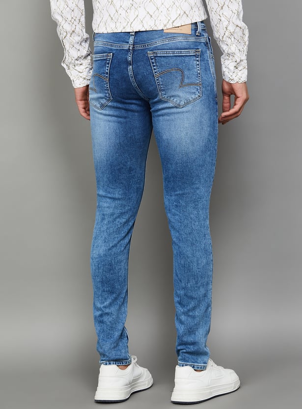 SPYKAR Whiskered Super Skinny Jeans