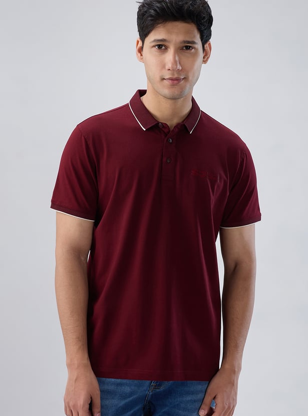 SPYKAR Solid Polo T-shirt