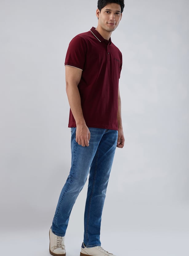 SPYKAR Solid Polo T-shirt
