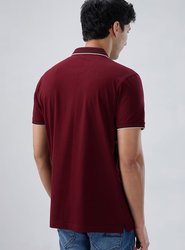 SPYKAR Solid Polo T-shirt