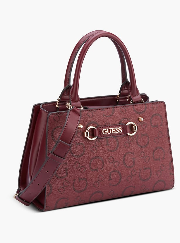 GUESS Monogram Handheld Bag