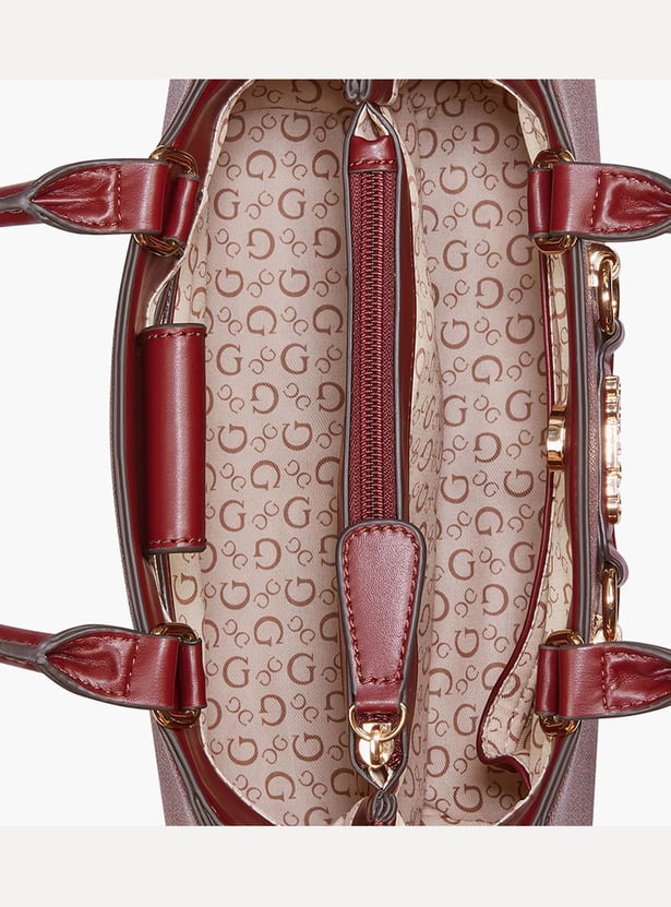 GUESS Monogram Handheld Bag