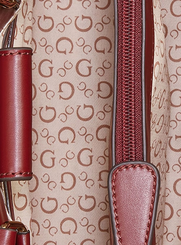 GUESS Monogram Handheld Bag