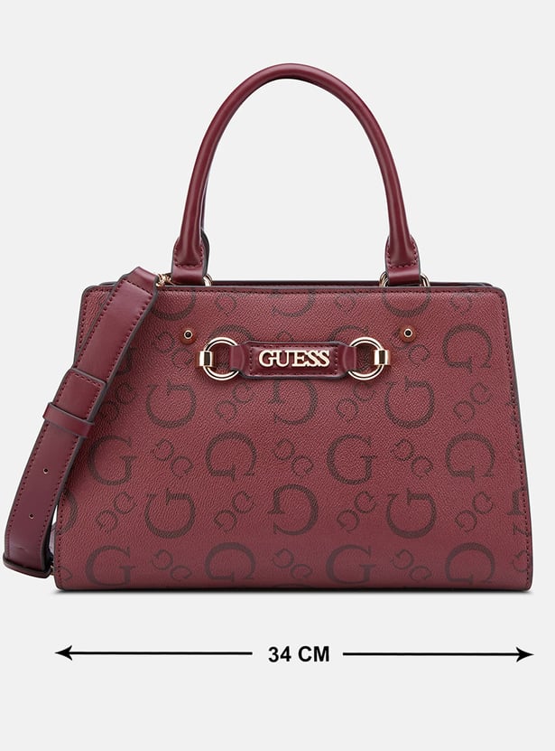 GUESS Monogram Handheld Bag