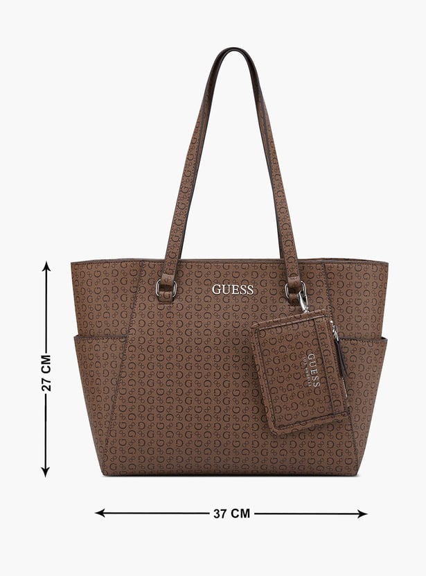 GUESS Monogram Shoulder Bag