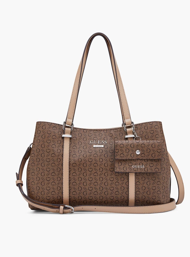 GUESS Monogram Shoulder Bag