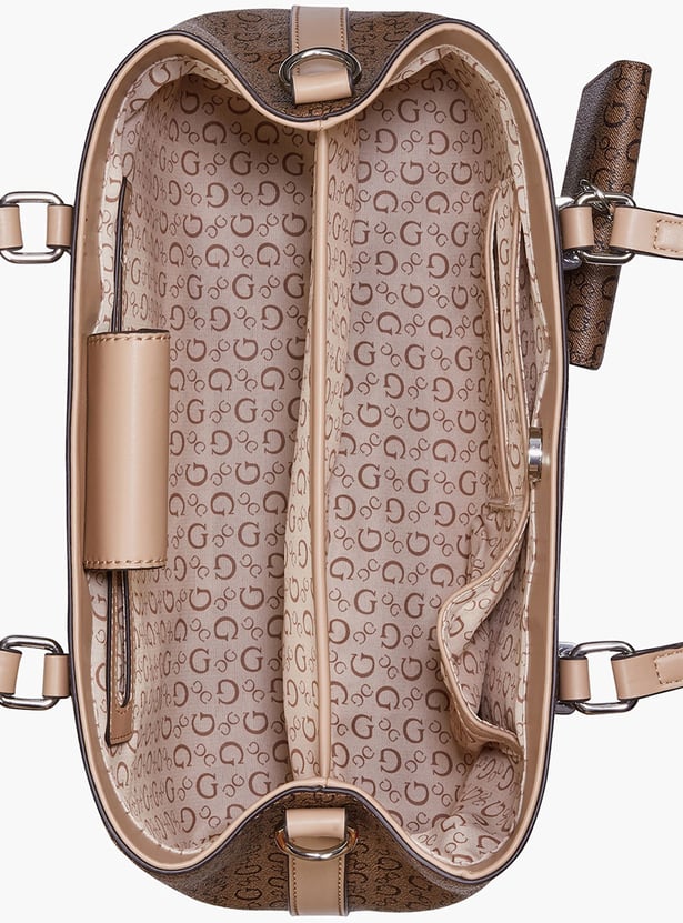 GUESS Monogram Shoulder Bag