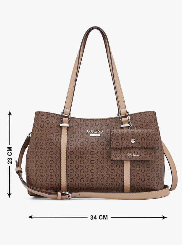 GUESS Monogram Shoulder Bag