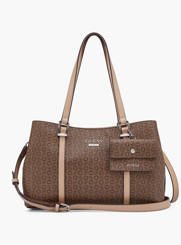 GUESS Monogram Shoulder Bag