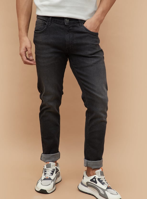 FORCA Washed Skinny Fit Jeans