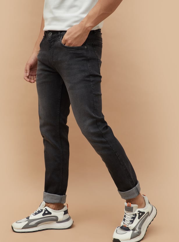 FORCA Washed Skinny Fit Jeans