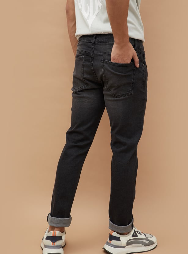 FORCA Washed Skinny Fit Jeans