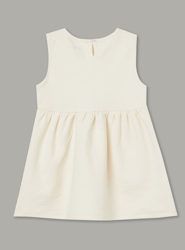 FAME FOREVER Girls Floral Print A-Line Dress