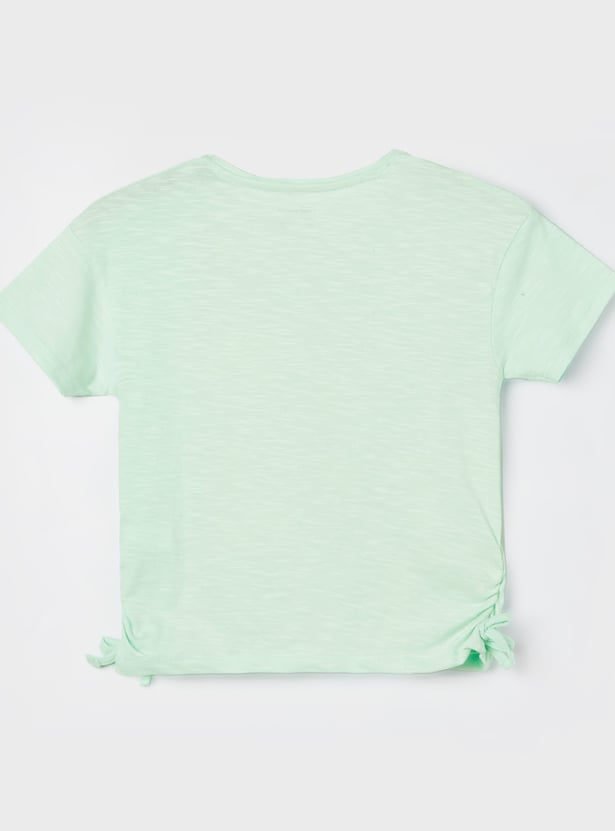 FAME FOREVER Girls Graphic Print T-shirt