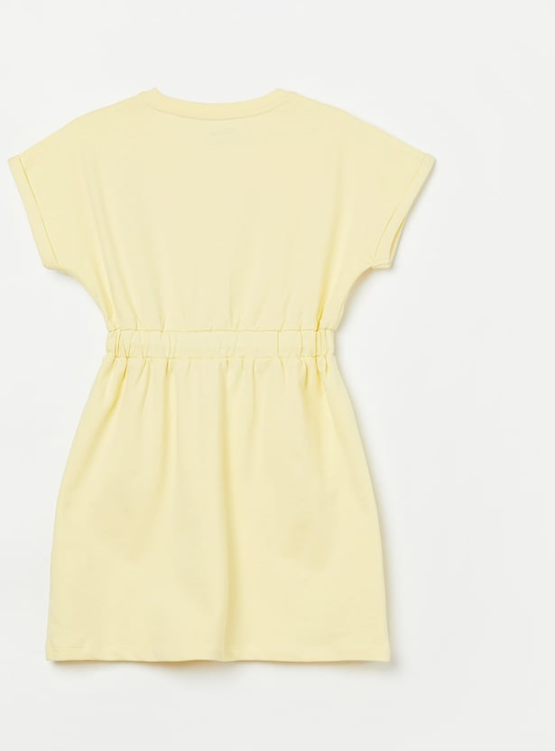FAME FOREVER Girls Sequinned A-line Dress