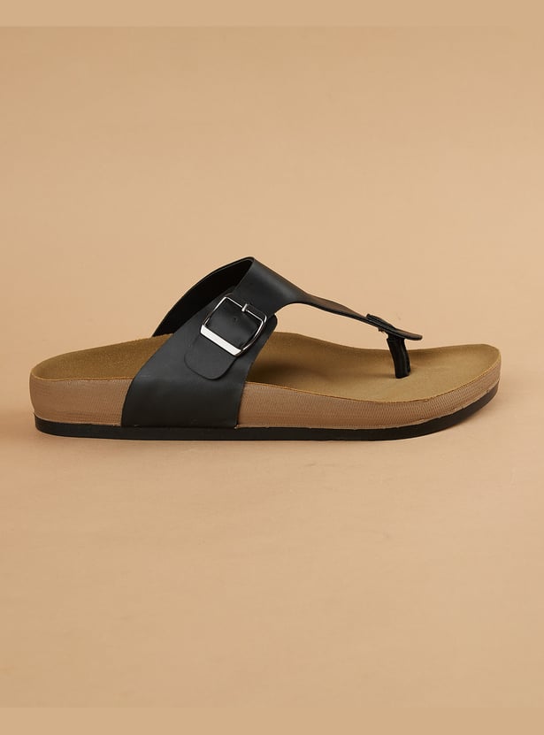 CODE T-strap Sandals