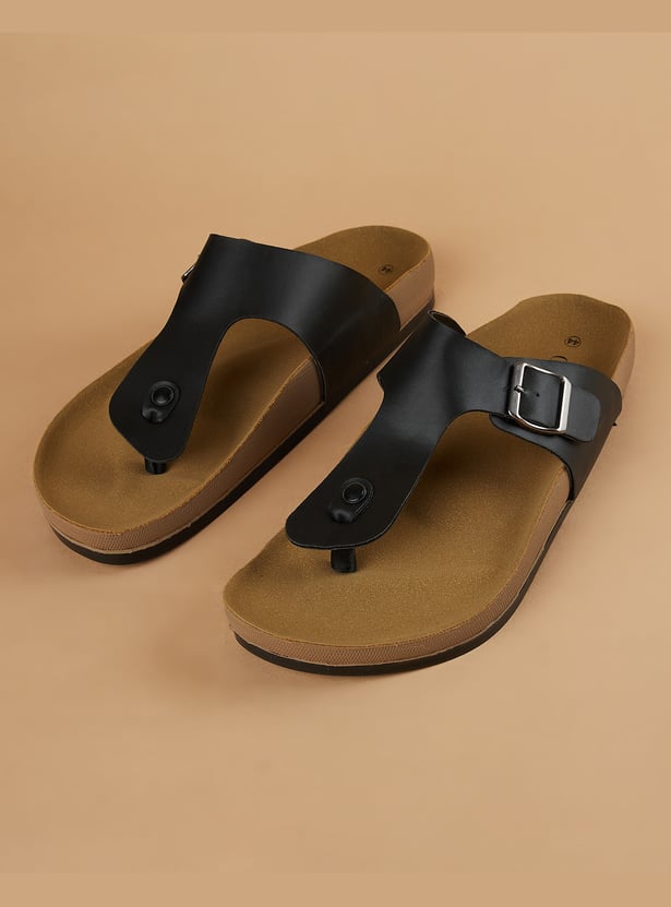 CODE T-strap Sandals