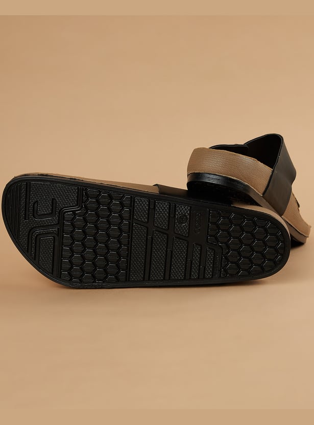 CODE T-strap Sandals