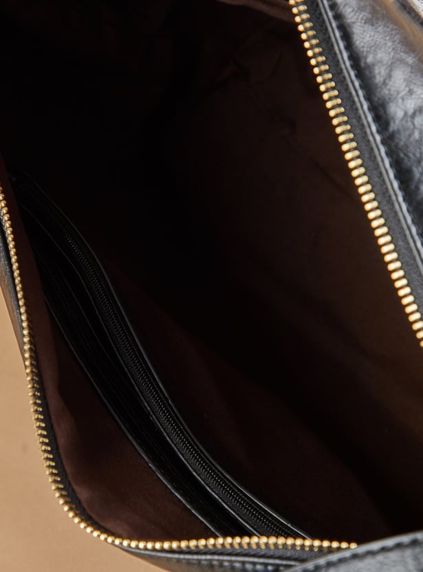 CODE Textured Shoulder Bag