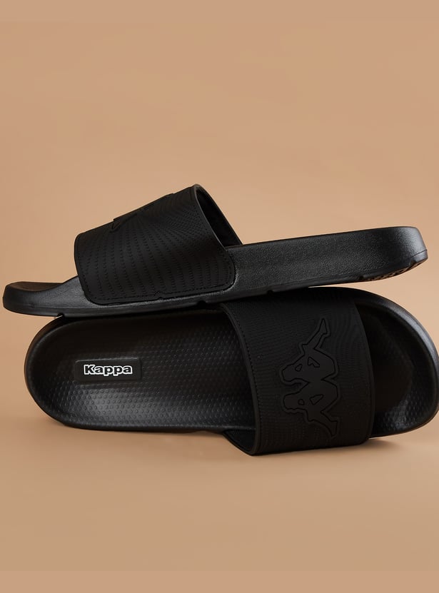 KAPPA Logo Embossed Sliders