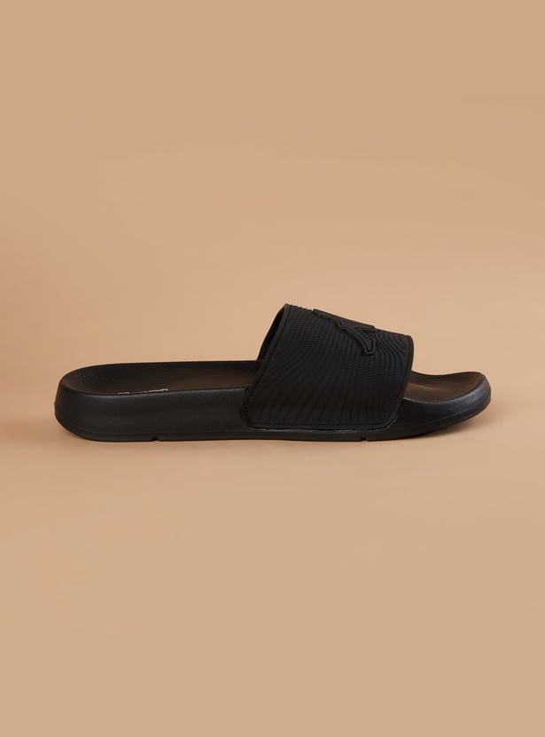 KAPPA Logo Embossed Sliders