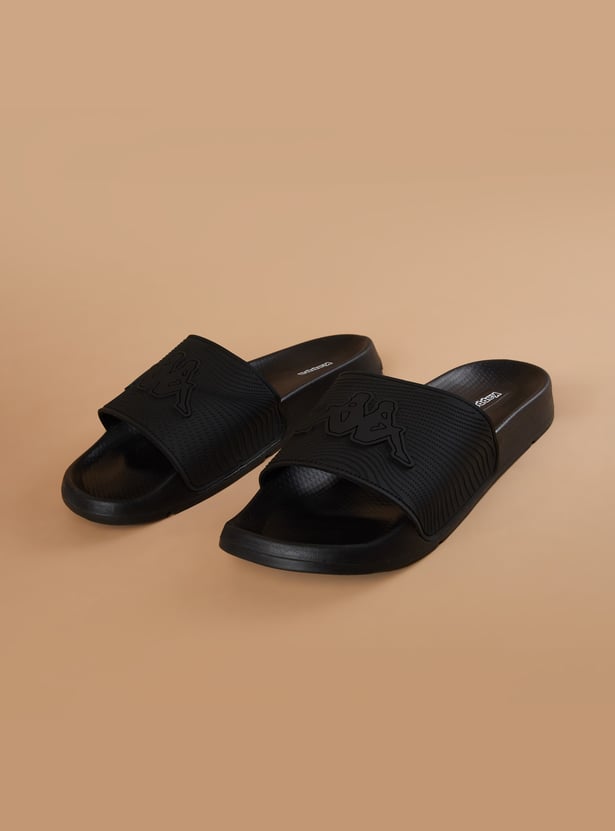 KAPPA Logo Embossed Sliders