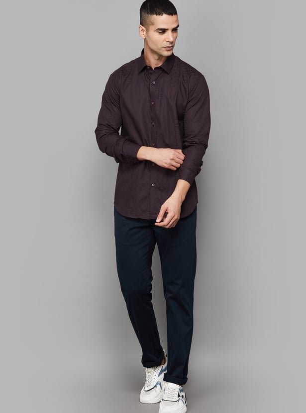 V DOT Woven Slim Fit Shirt