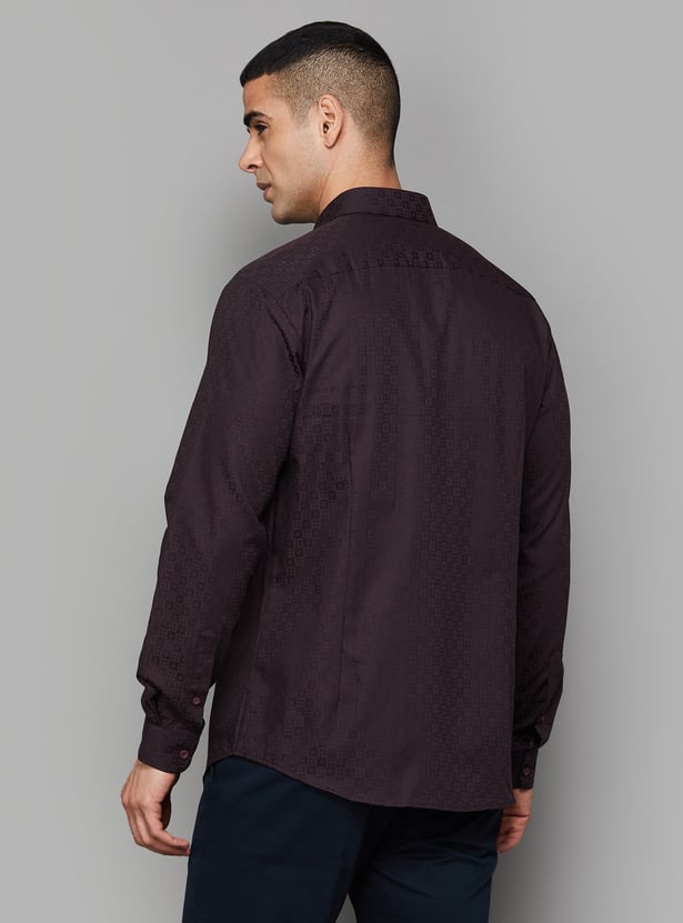 V DOT Woven Slim Fit Shirt