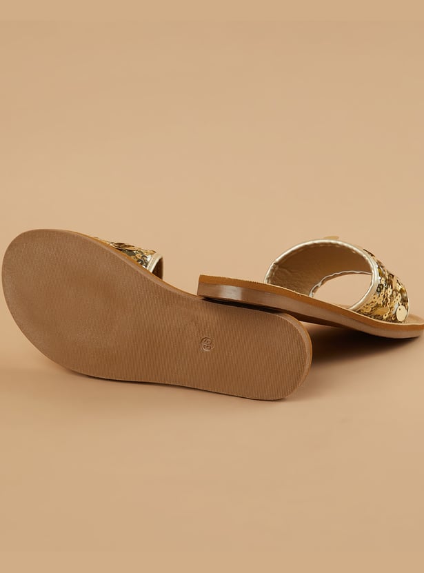 FAME FOREVER Girls Sequinned Flats