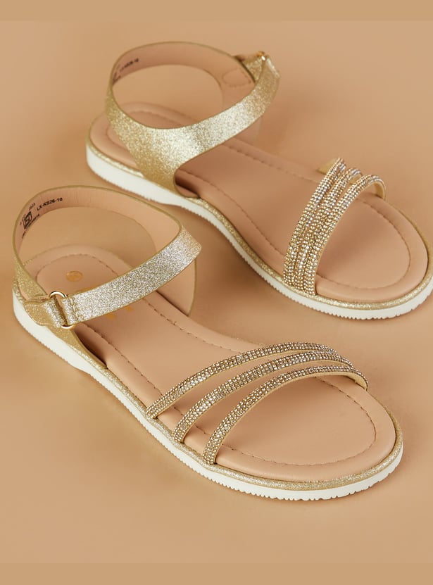 FAME FOREVER Girls Embellished Flats