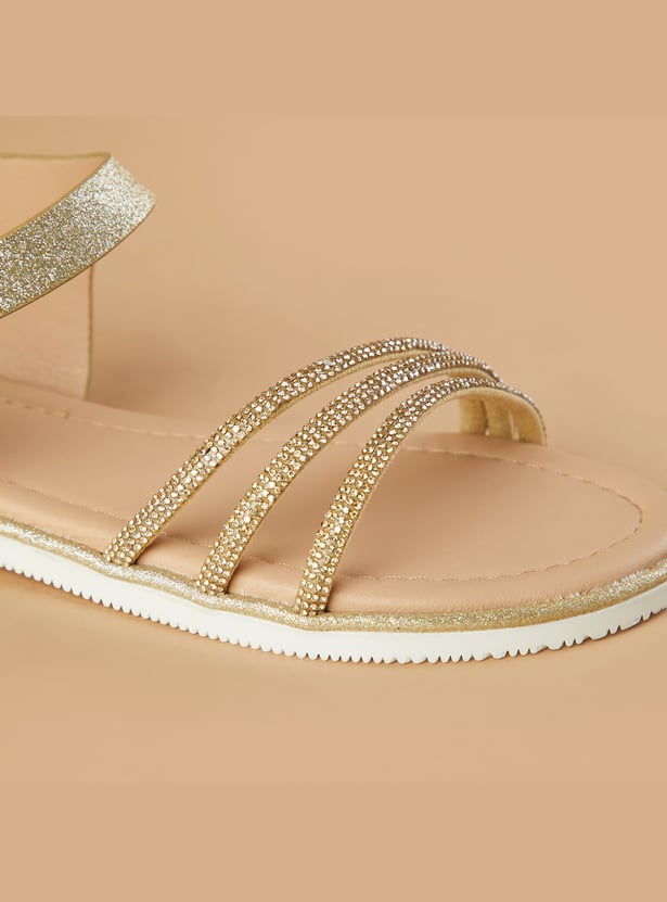 FAME FOREVER Girls Embellished Flats