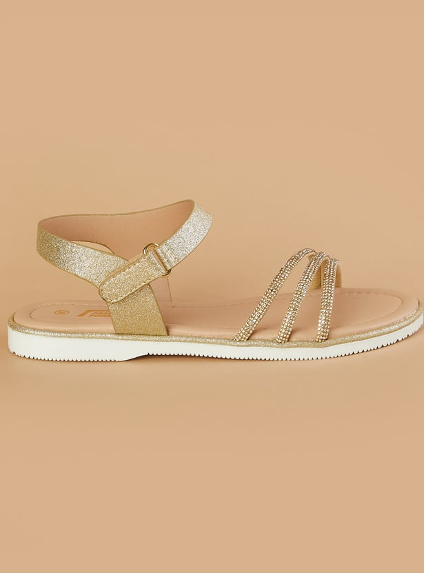 FAME FOREVER Girls Embellished Flats