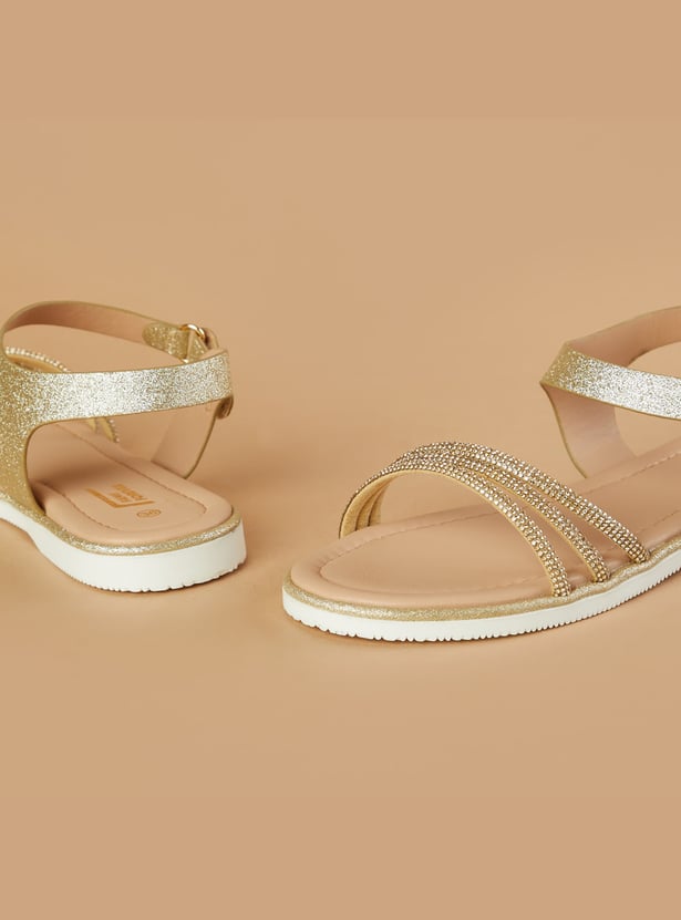 FAME FOREVER Girls Embellished Flats