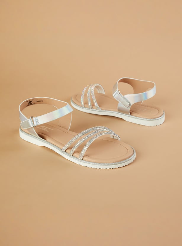 FAME FOREVER Girls Embellished Flats