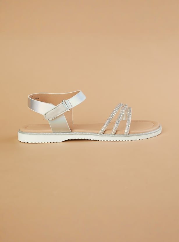 FAME FOREVER Girls Embellished Flats