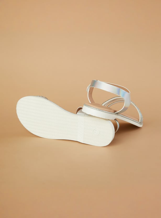 FAME FOREVER Girls Embellished Flats