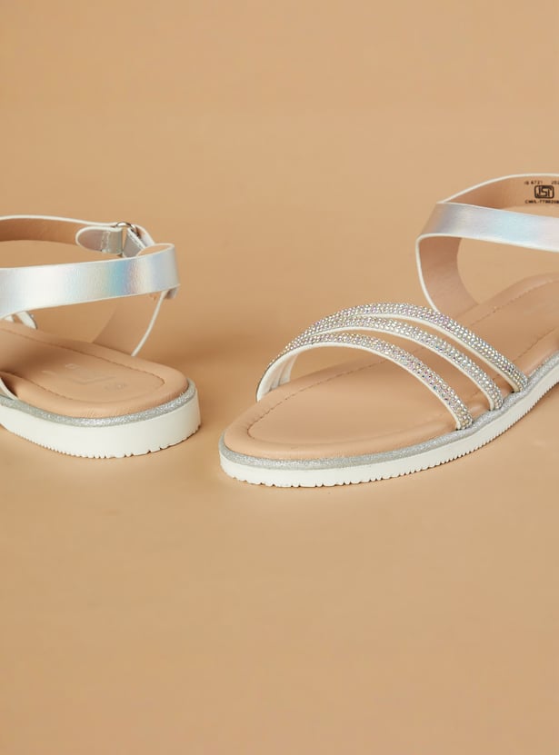 FAME FOREVER Girls Embellished Flats