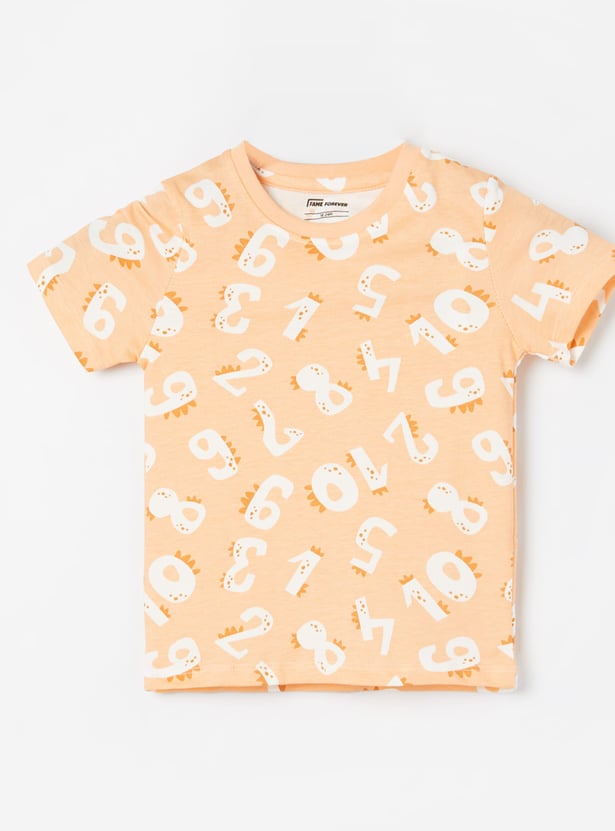 FAME FOREVER Boys Printed T-shirt