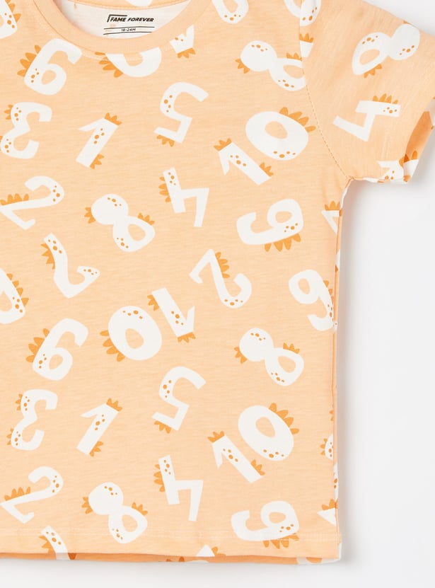 FAME FOREVER Boys Printed T-shirt