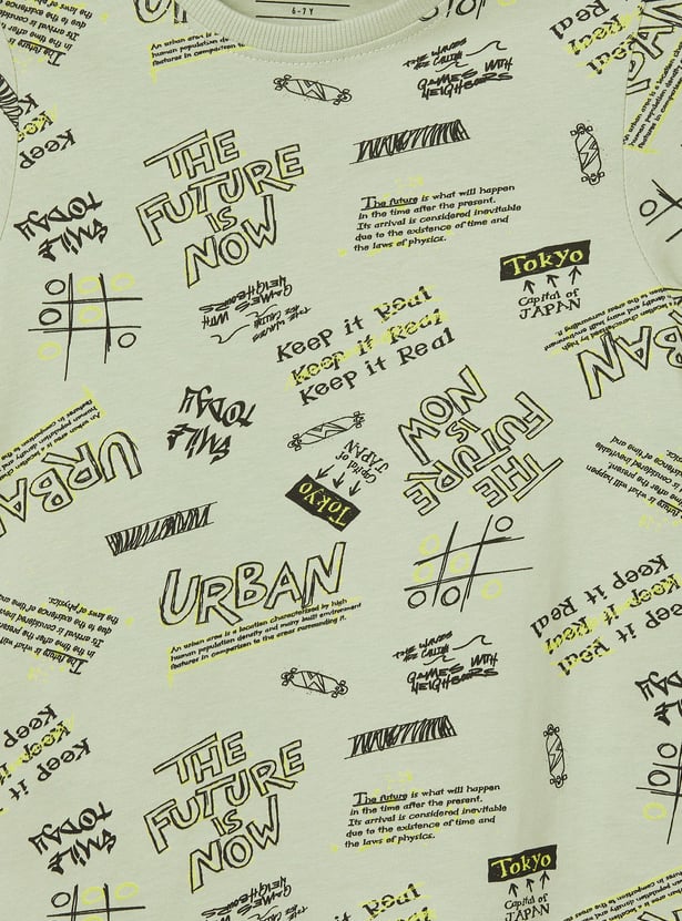 FAME FOREVER Boys Printed T-shirt
