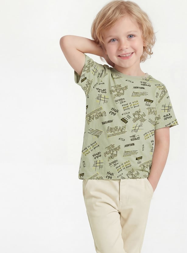 FAME FOREVER Boys Printed T-shirt