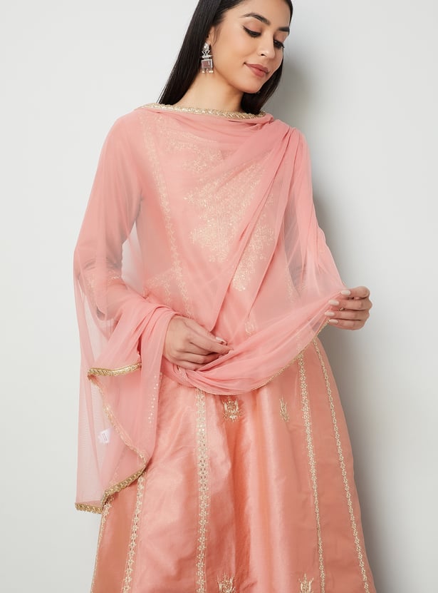 MELANGE Embroidered Dupatta