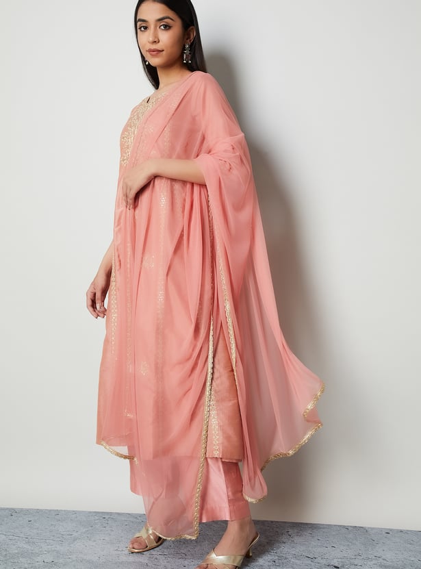 MELANGE Embroidered Dupatta