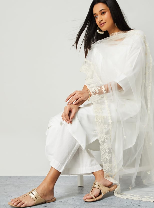 MELANGE Embroidered Dupatta