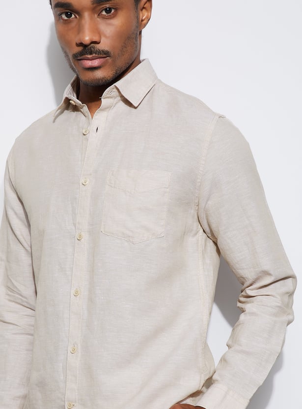 CODE Solid Regular Fit Shirt