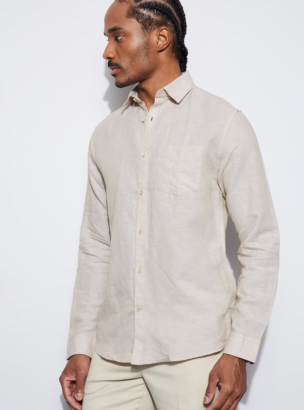 CODE Solid Regular Fit Shirt
