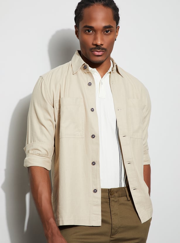 CODE UNWIND Solid Shacket
