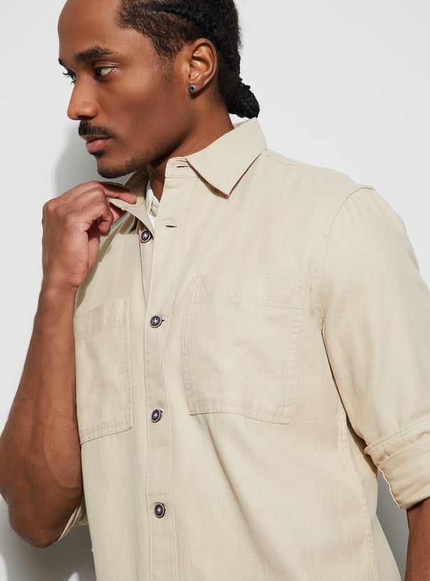 CODE UNWIND Solid Shacket
